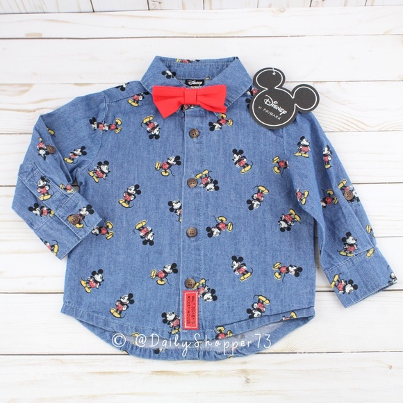 Disney Other - Baby Boy Mickey Mouse 2 Piece Shirt set